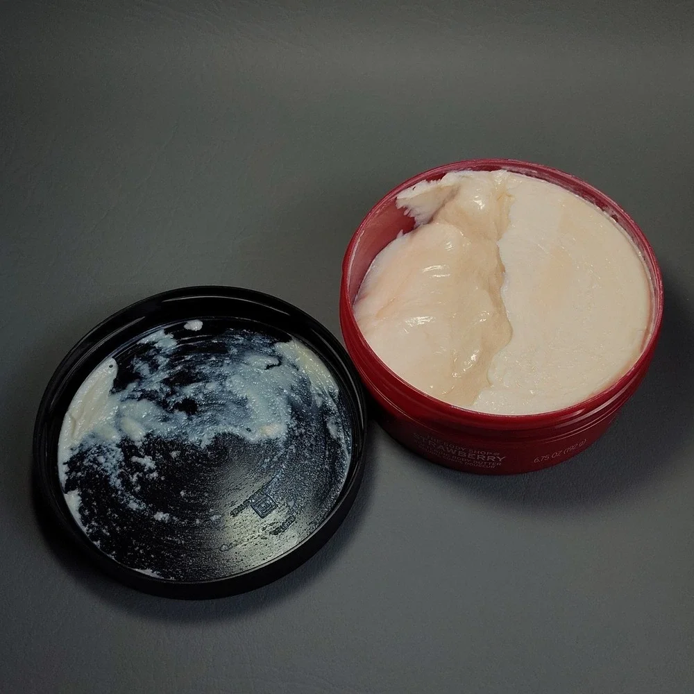 The Body Shop Strawberry Body Butter 6.75oz, Body Yogurt 6.98oz & Gel Lotion Lot